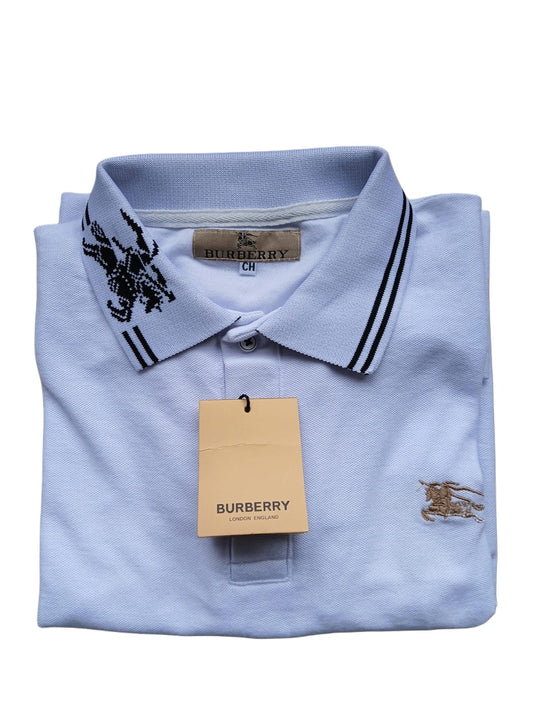 Playera polo Burberry